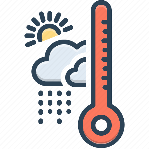 Climate, fahrenheit, forecast, rainy, showery, thunder, weather icon - Download on Iconfinder