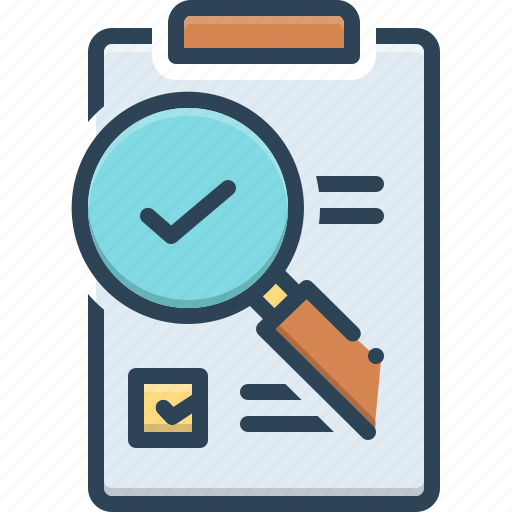 Appraisal, assessment, evaluation, feedback, magnifying glass, research,  survey icon - Download on Iconfinder