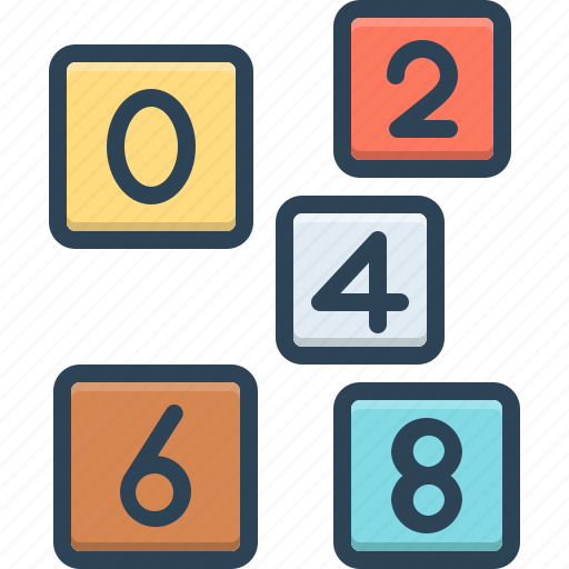 Calculated, count, digit, even, mathematical, number, numerical icon - Download on Iconfinder