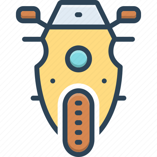 Transportation, collection, handlebars, motorbike, front, motorcycle, accessories icon - Download on Iconfinder