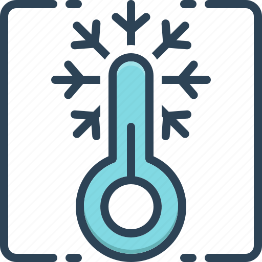Lagging, cold, snow, snowflake, climate, weather, thermometer icon - Download on Iconfinder