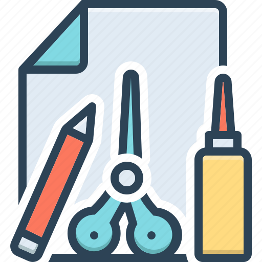 Scissors, activity, craft, handcraft, stationery, creative, scrapbook icon - Download on Iconfinder