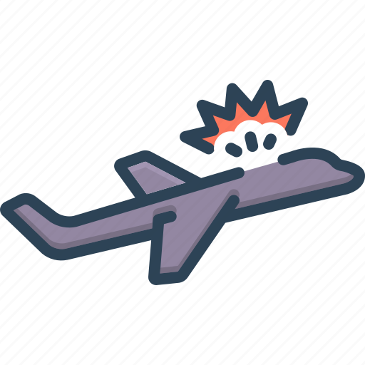 Accident, blast, crash, exploding, airways, aviation, plane icon - Download on Iconfinder