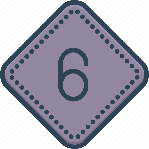 Six, number, letter, count, date, position icon - Download on Iconfinder
