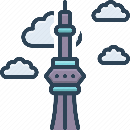 Toronto, architecture, landmark, canada, country, downtown, tower icon - Download on Iconfinder