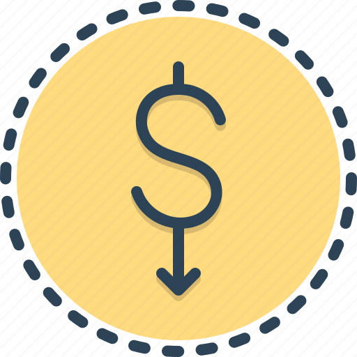Cheaper, inexpensive, budget, investment, cheap, lower, dollar icon - Download on Iconfinder