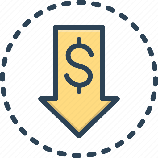 Cheaper, inexpensive, budget, investment, cheap, lower, dollar icon - Download on Iconfinder