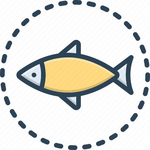 Seafood, delicious, dish, food, mackerel, fried icon - Download on Iconfinder