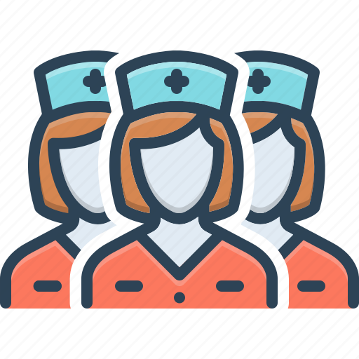 Nurses, paramedic, profession, medical, female, assistant, take care icon - Download on Iconfinder