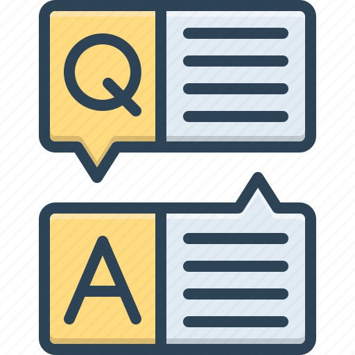 Answers, reply, query, question, result, bubble, comment icon - Download on Iconfinder