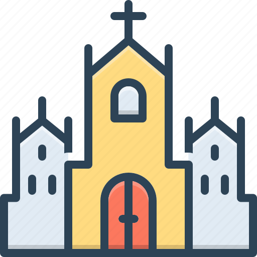 Cathedral, catholic, christian, church, facade, landmark, prayer icon - Download on Iconfinder