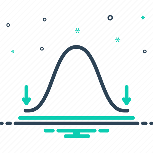 Deviation, divergence, probability, curve, diagram, growth, alteration icon - Download on Iconfinder