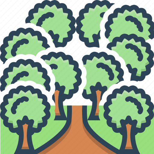 Forest, jungle, landscape, nature, sylvan, trees icon - Download on Iconfinder