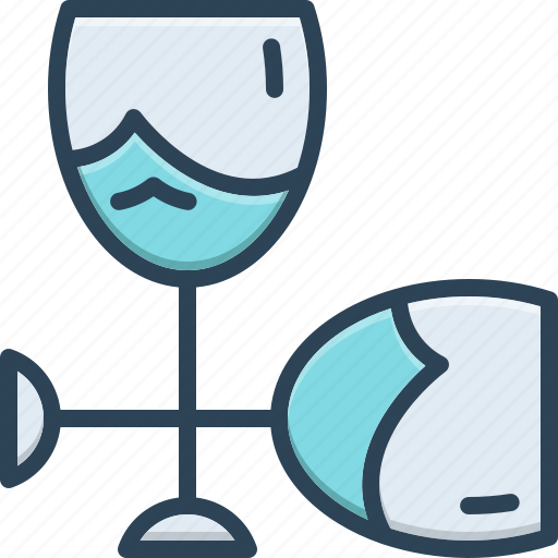 Crystal, empty, frame, glass, sandblast, wineglass icon - Download on Iconfinder