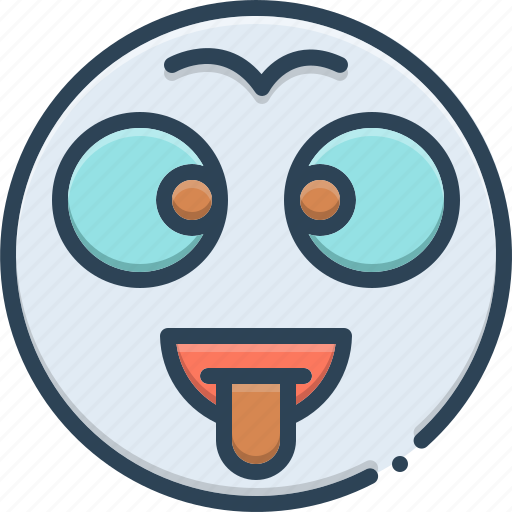 Batty, crazed, demented, dippy, loopy, mad, moonstruck icon - Download on Iconfinder