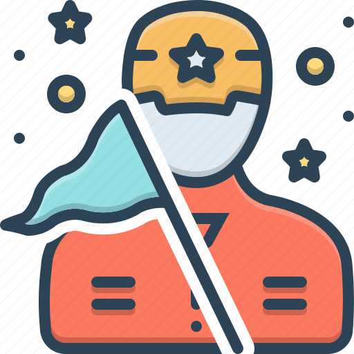 Boyscout, flag, people, scout icon - Download on Iconfinder
