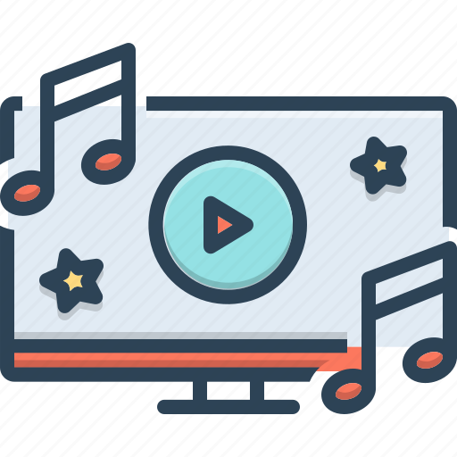 Listen, music, music video, song, video icon - Download on Iconfinder