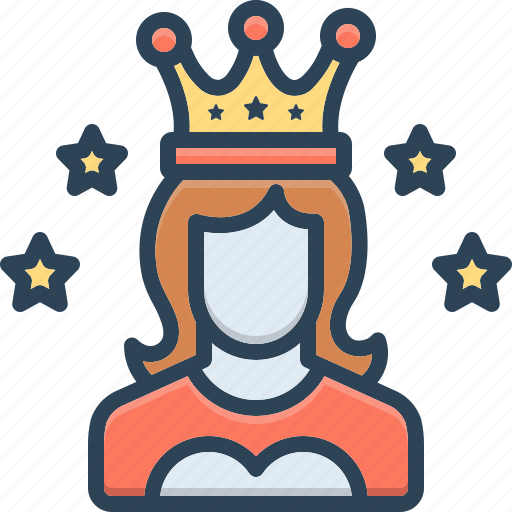 Princess, royalty, queen, crown, fairytale, fantasy, kingdom icon - Download on Iconfinder