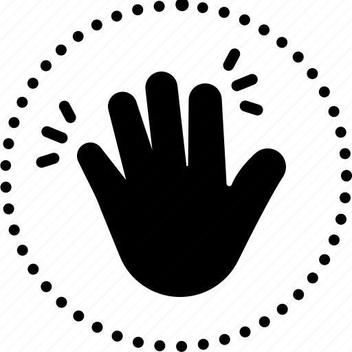 Bye, hand, waving, hey, hi, hello, goodbye icon - Download on Iconfinder