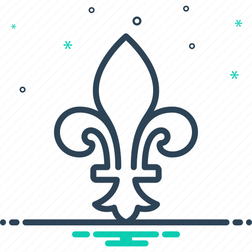 Quebec, fleur, royal, flower, ornament, petal, heritage icon - Download on Iconfinder