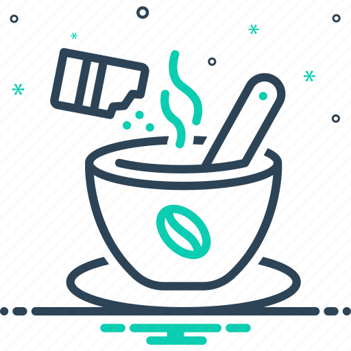 Instant, immediately, mix, baking, bowl, coffee, anon icon - Download on Iconfinder