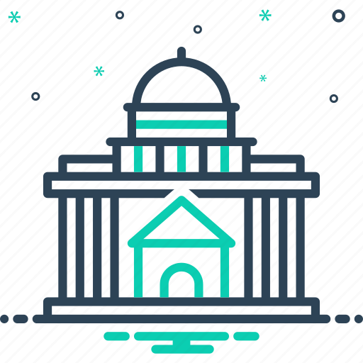 Congressional, parliamentary, senatorial, capitol, government, landmark, monument icon - Download on Iconfinder
