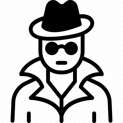 Spies, spy, fink, hacker, incognito, detective, mysterious icon - Download on Iconfinder