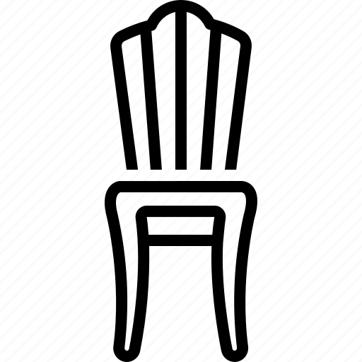 Chair, antique, comfortable, furniture, interior, wooden, stylized icon - Download on Iconfinder