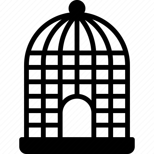 Cage, birdcage, aviary, hanging, jail, prison, trapped icon - Download on Iconfinder