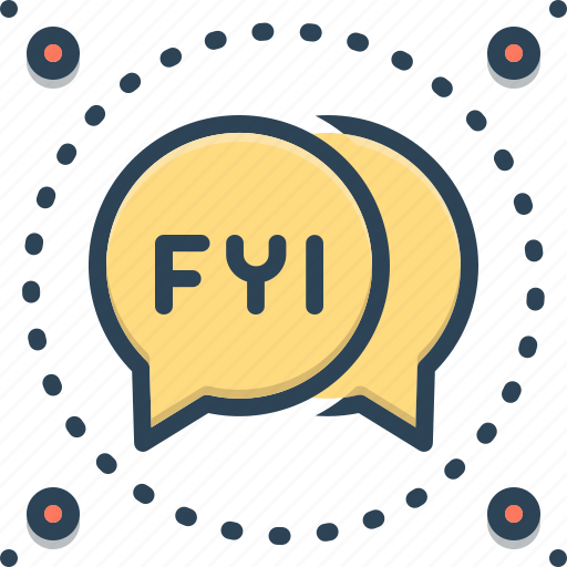 Abbreviation, bubble, fyi, information, message icon - Download on Iconfinder