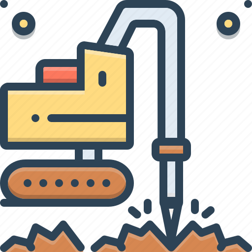 Construction, drilling, geotechnic, geotechnical, investigation, machinery icon - Download on Iconfinder