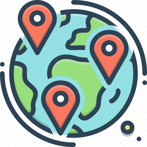 Geotracking, gps, information, locations, navigation, pointer icon - Download on Iconfinder