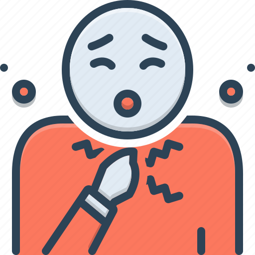 Choke, hiccough, hiccup, person, throat icon - Download on Iconfinder