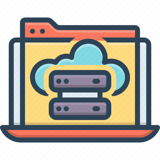 Hosted, cloud, wireless, networking, computing, connecting, storage icon - Download on Iconfinder