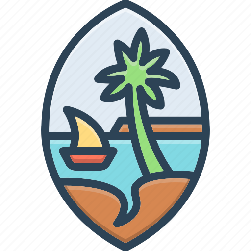 Guam, country, flag, usa, america, patriot, democracy icon - Download on Iconfinder