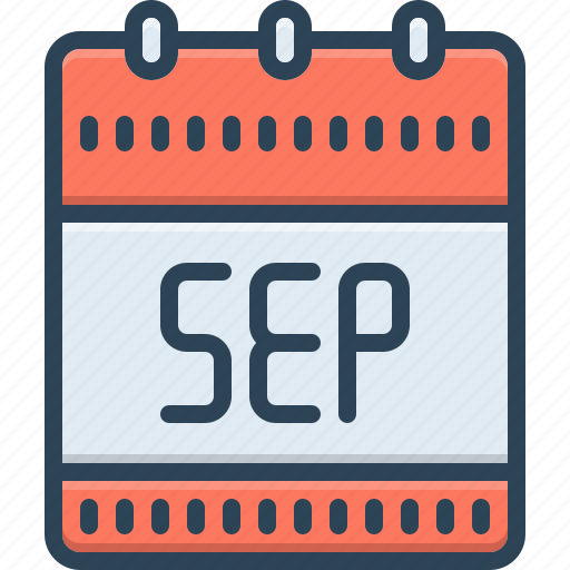 Sept, calendar, month, agenda, reminder, schedule, organizer icon - Download on Iconfinder
