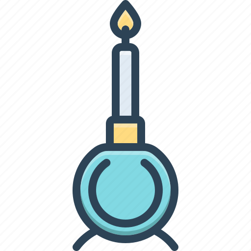 Candle, candlestick, wax, skyer, flame, fire, candle light icon - Download on Iconfinder