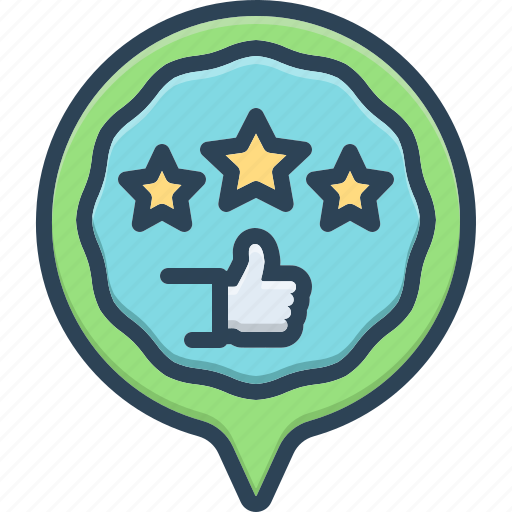 Rated, evaluated, appraised, review, rating, feedback, satisfaction icon - Download on Iconfinder