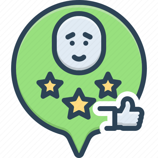 Satisfactory, satisfying, tolerable, adequate, gratifying, customer, feedback icon - Download on Iconfinder
