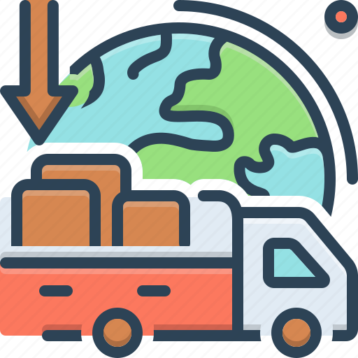 Carriage, import goods, importers, shipping, transport icon - Download on Iconfinder
