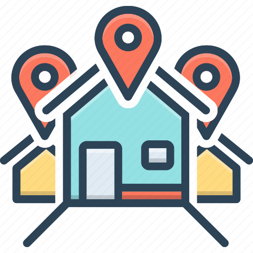 Address, house, inhabitant, locale, location, place, resident icon - Download on Iconfinder