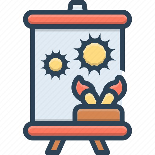 Aptitude, art, artistry, creativity, painting, skill, talent icon - Download on Iconfinder