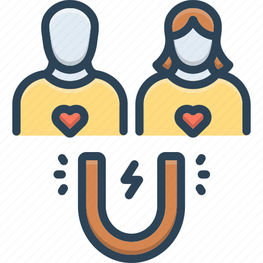Attract, magnet, attracting, affection, charm, enamour, lover icon - Download on Iconfinder