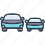 mini, small, little, car, wheel, transport, vehicle, sedan 
