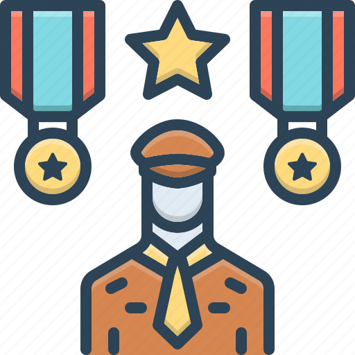 Veterans, military, award, medal, army, soldier, officer icon - Download on Iconfinder