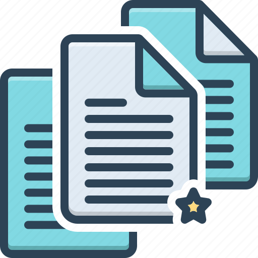 Documents, record, report, letter, sheet, official paper, legal agreement icon - Download on Iconfinder