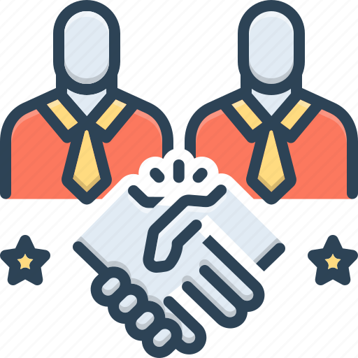 Partner, fellow, companion, friend, comrade, handshake, agreement icon - Download on Iconfinder
