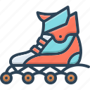 inline, sport, footwear, shoe, sportswear, casters, roller blades, roller skates