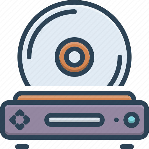 Cds, dvd, disc, player, recorder, projector, electronics icon - Download on Iconfinder