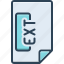 ext, file, folder, format, alphabet, file format, document 